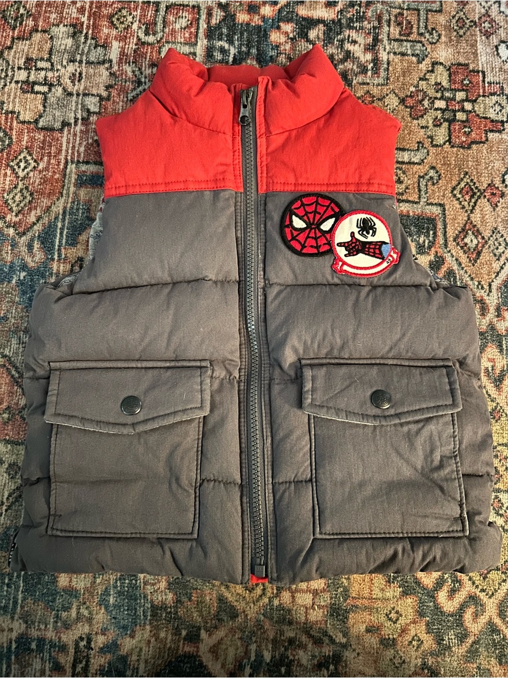 Spiderman Quilted Vest, size 4